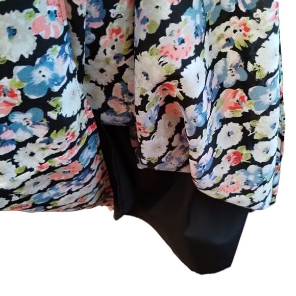 J Crew Mercantile Ditsy Floral Mini Dress V Neck Off The Shoulder Size 4/6 NWT - Picture 10 of 14